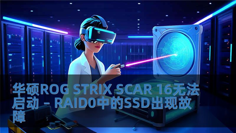 華碩ROG STRIX SCAR 16無法啟動 – RAID0中的SSD出現故障